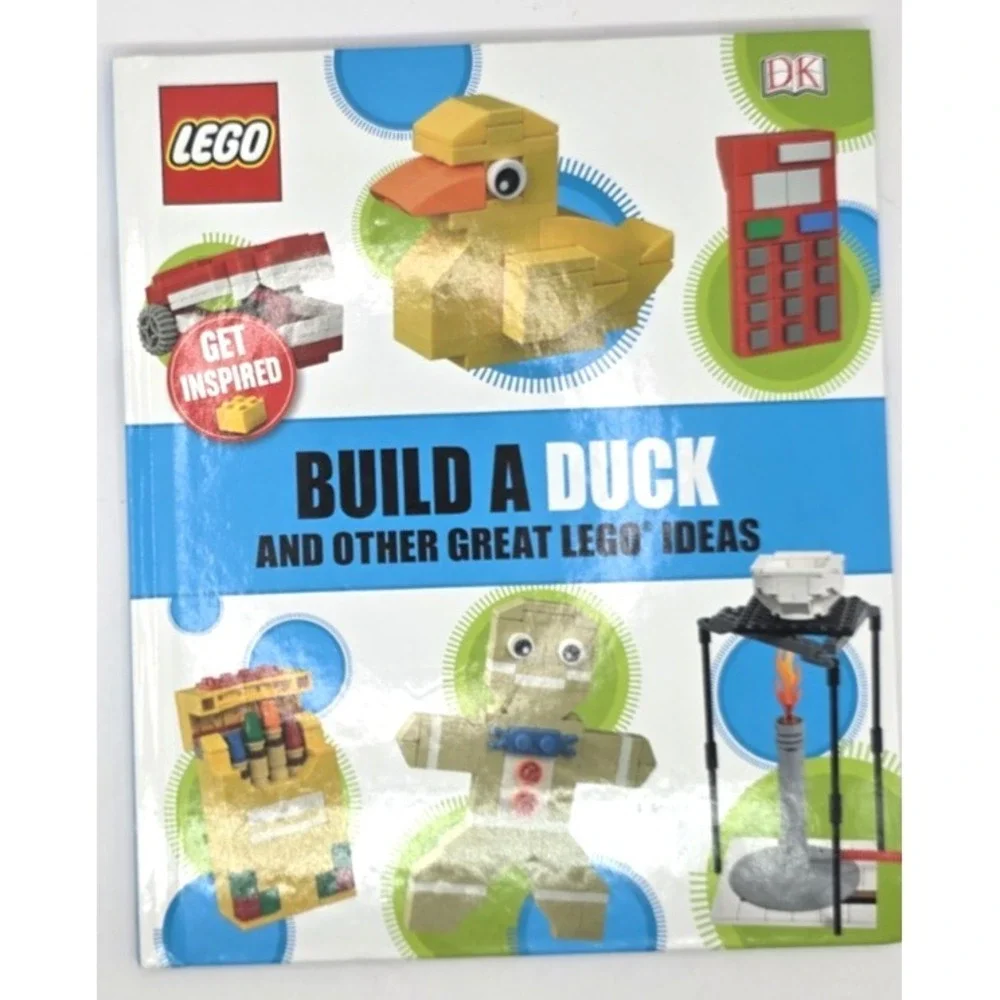 Lego Book Make a Mighty Mech & Other Lego Activities Hardcover Lot of 4 Fun Idea